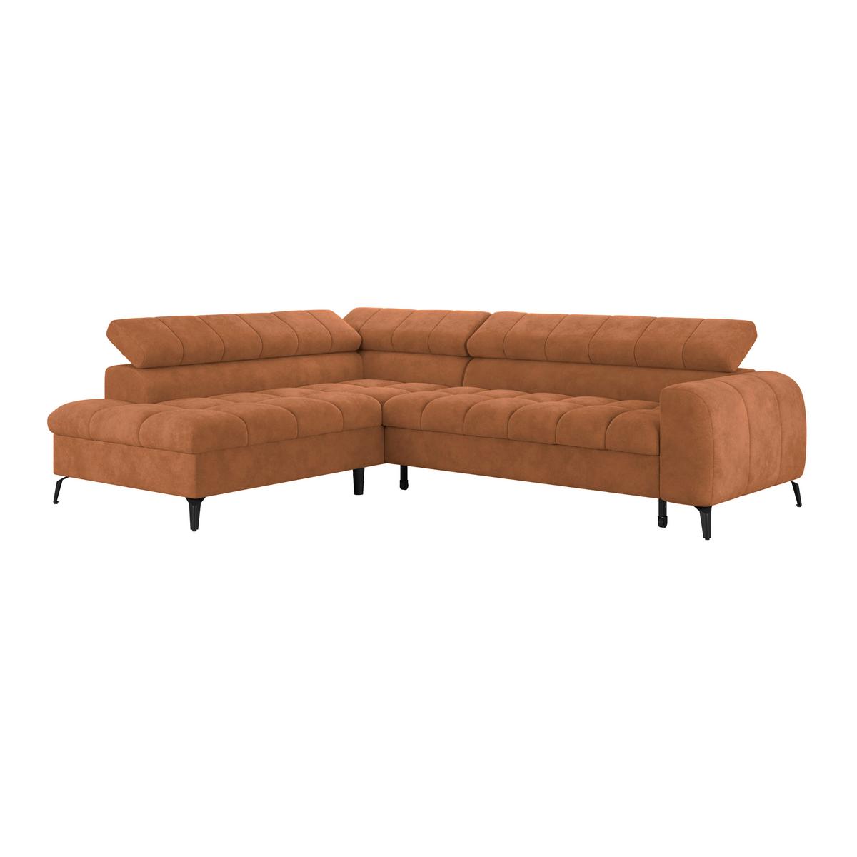 Coltar VOLF - negru/ruginiu, Trend, plastic/textil (203/261cm) - Modern Living