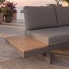 LOUNGEGRUPP SABRINA - mörkgrå/grå, Modern, metall/textil (323/79/253cm) - Bessagi Garden