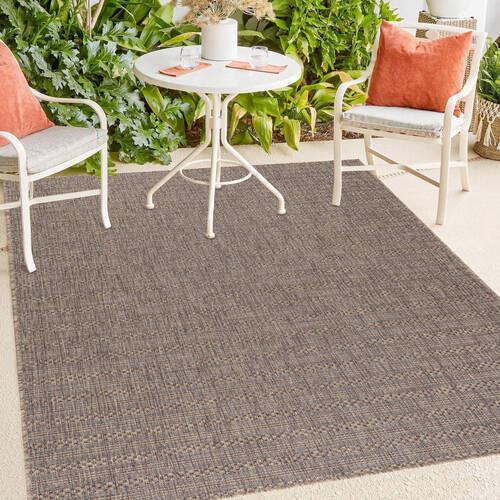 Outdoorteppich Zagora Braun/Schwarz ca. 120x170cm - Schwarz/Braun, Basics, Textil (120/170cm) - Novel