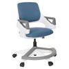 Jungeddrehstuhl Kid Flex ca. 53x80-93x60 cm Blau - Blau/Weiß, Basics, Kunststoff (53/80-93/60cm) - MID.YOU