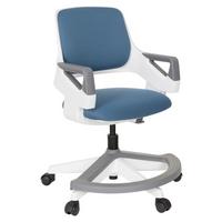 Jungeddrehstuhl Kid Flex ca. 53x80-93x60 cm Blau - Blau/Weiß, Basics, Kunststoff (53/80-93/60cm) - MID.YOU