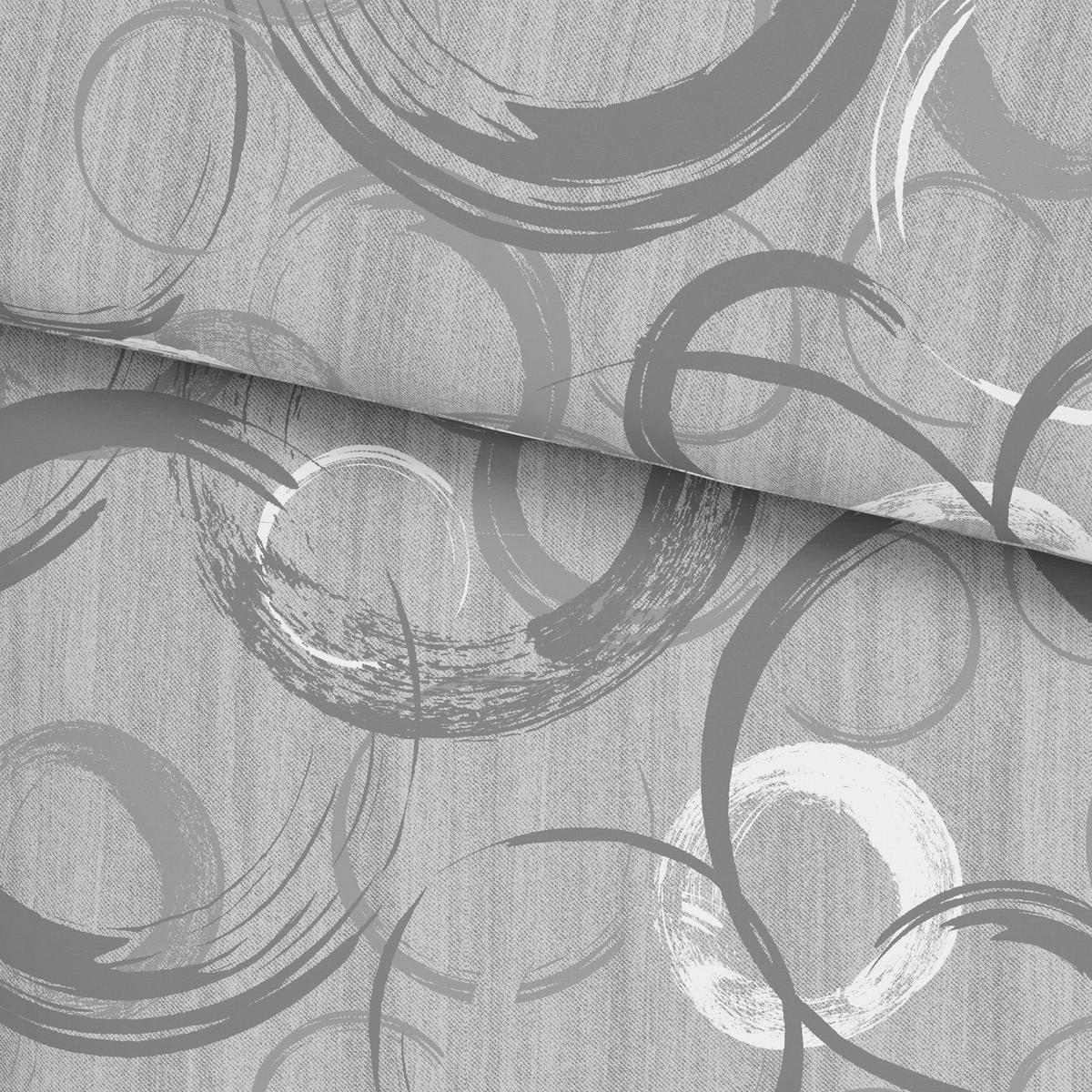 Bettwäsche New Circles Grau ca. 135x200cm - Grau, Textil (135/200cm) - Modern Living
