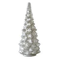 DRZEWO DEKORACYJNE XMM231135 - kolor srebrny, Lifestyle, szkło (15/35cm) - X-Mas