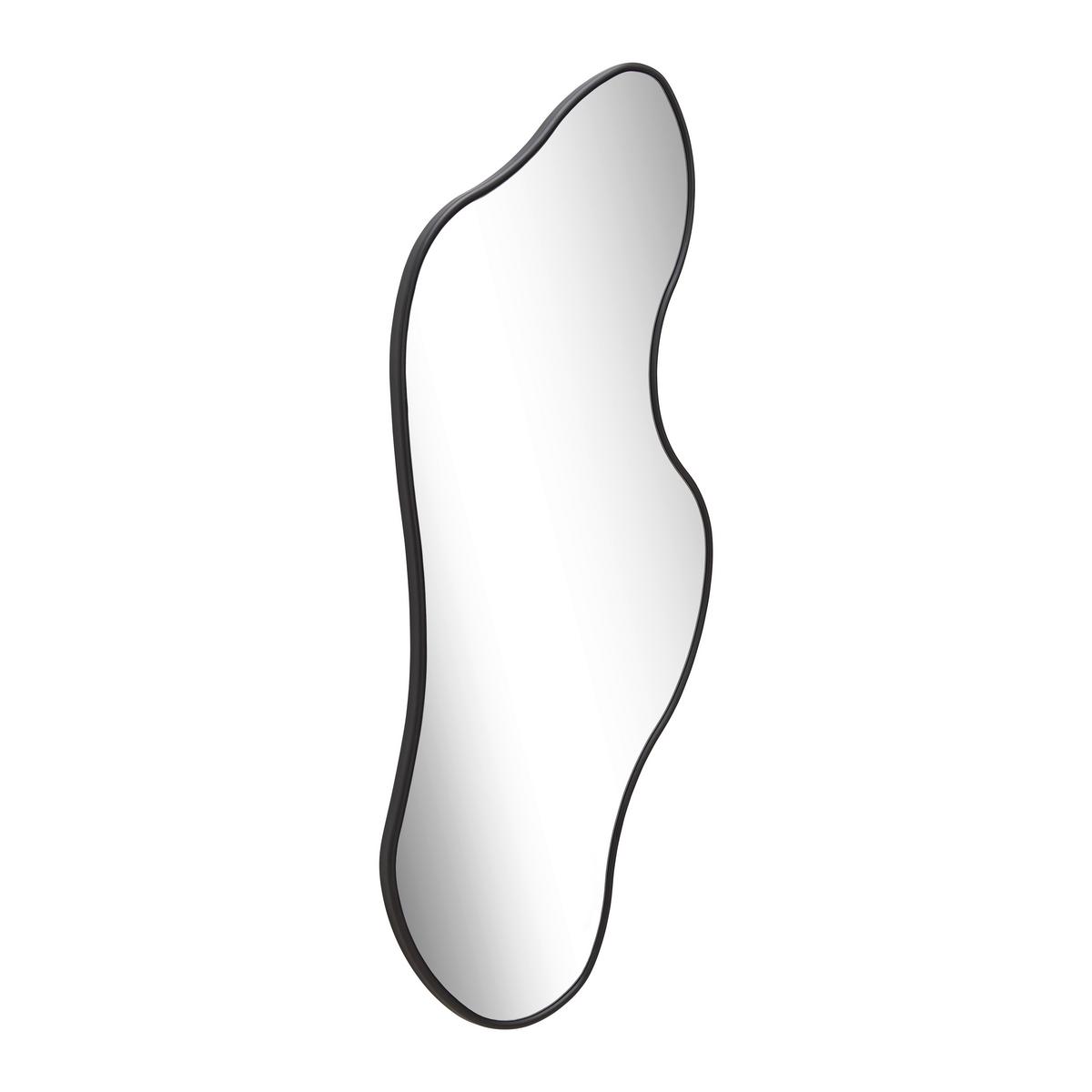 Tükör Tiara - fekete, Modern, faalapú anyag/Üveg (50/120/2,3cm) - Mömax