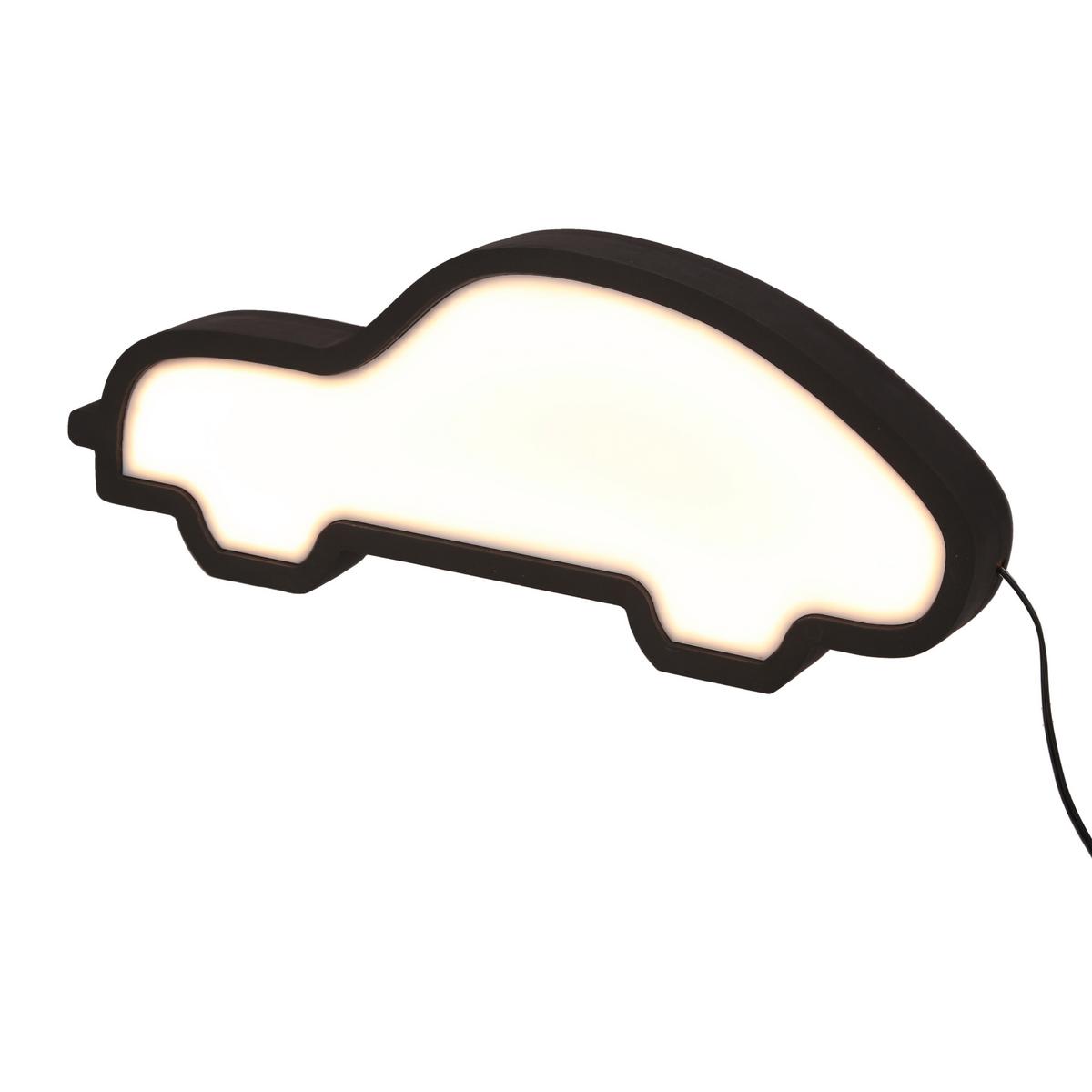 Dječja Stolna Svjetiljka Car - crna, Basics, drvni materijal/plastika (35/3.5/14cm)