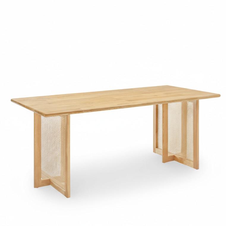 Esstisch Novara Eschefarben Echtholz ca. 180x90x76 cm - Eschefarben, MODERN, Holz (180/90/76cm) - Bessagi Home