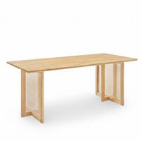 Esstisch Novara Eschefarben Echtholz ca. 180x90x76 cm - Eschefarben, MODERN, Holz (180/90/76cm) - Bessagi Home