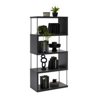 Regal Pinnar - Dunkelgrau, Modern, Holzwerkstoff/Metall (66/136,5/33cm) - Mömax