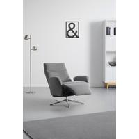 Relaxsessel SUP in Anthrazit - Dunkelgrau, MODERN, Textil/Metall (73/106/82cm) - Premium Living