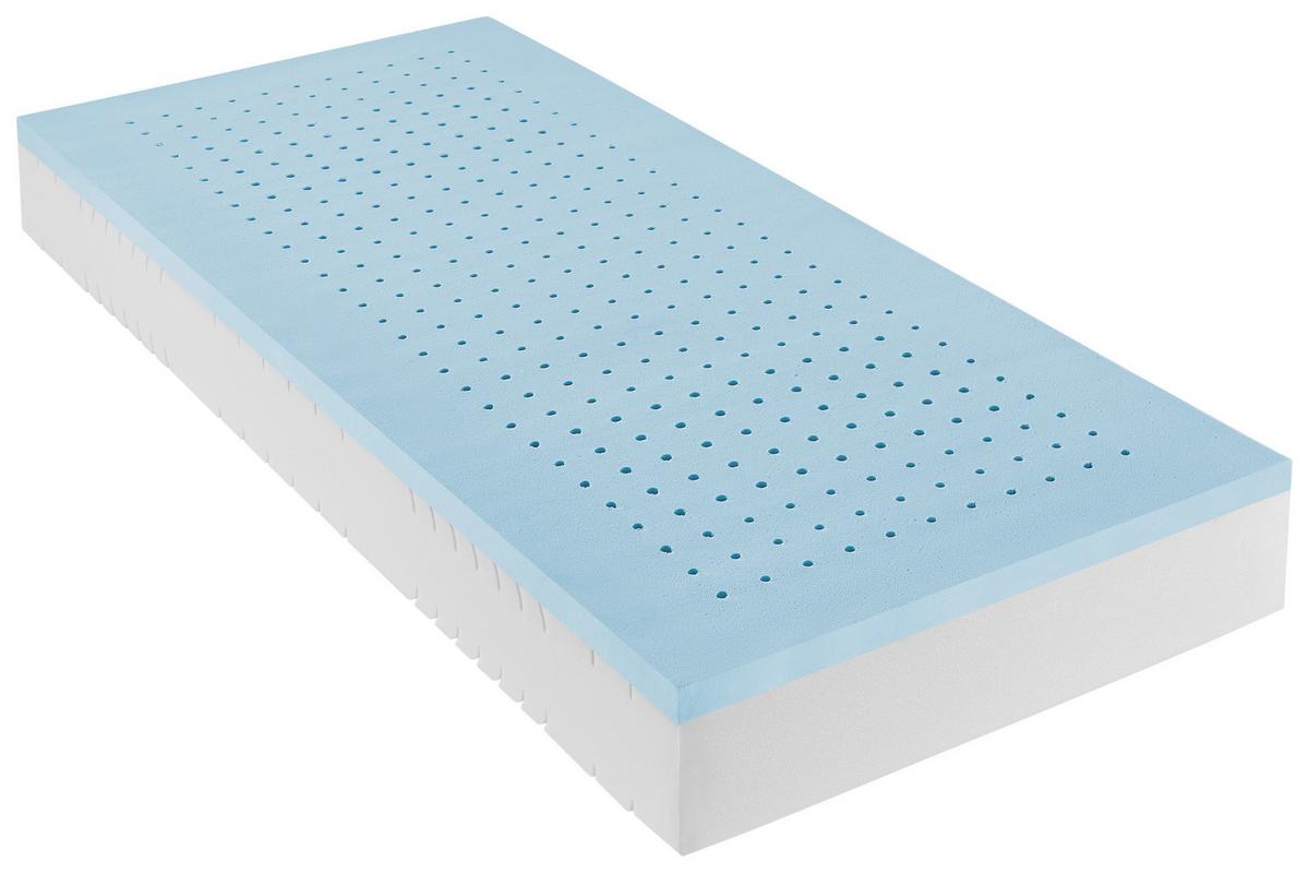 Kaltschaummatratze La Pur Eco H3+H4 ca. 160x200cm - Weiß, Textil (160/200cm) - Nadana