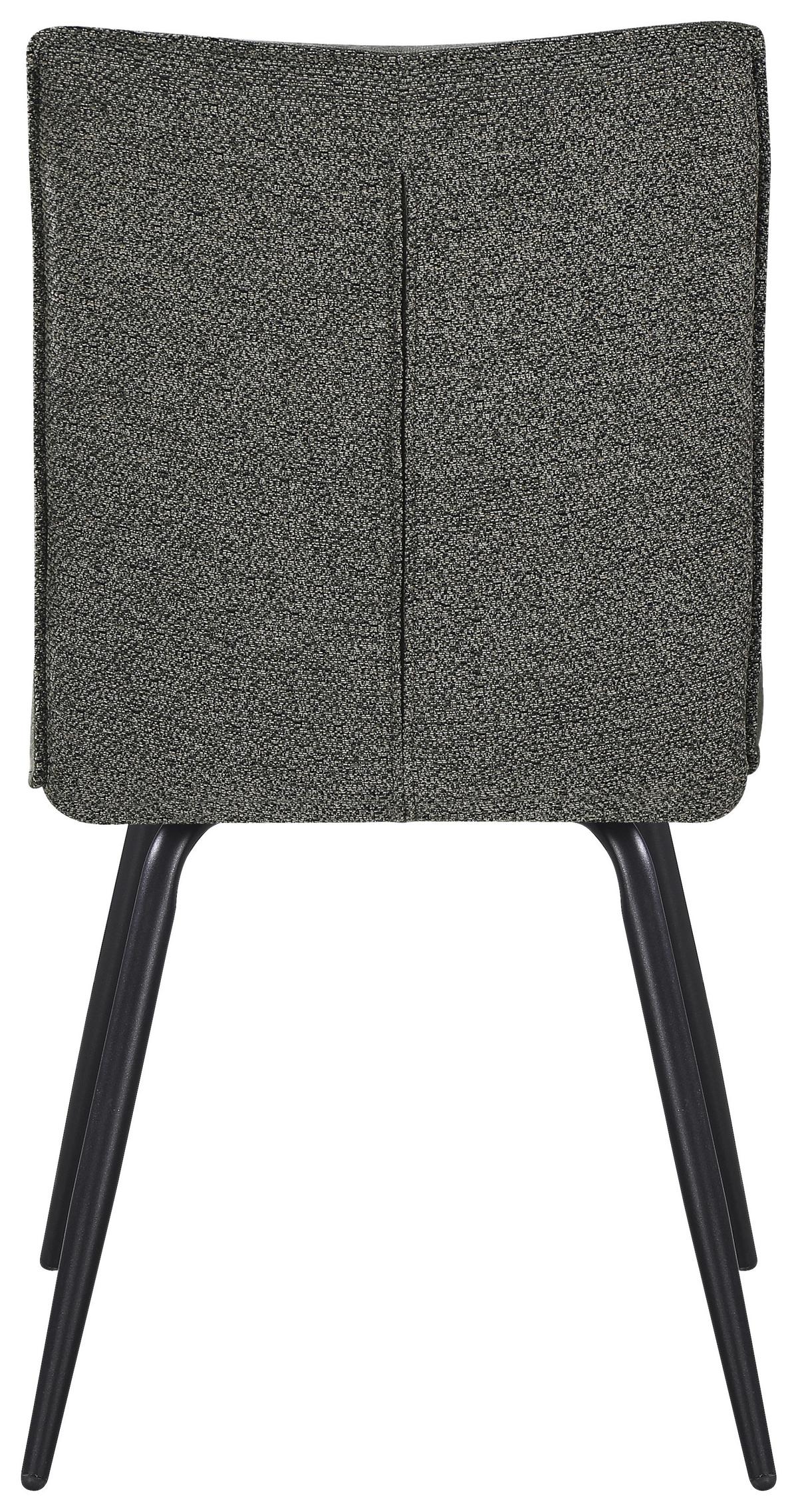 Stuhl Nova Grün - Schwarz/Grün, MODERN, Textil/Metall (63/47/88cm) - Premium Living