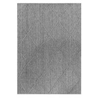 Outdoorteppich Patara Grau ca. 160x230cm - Grau, Design, Textil (160/230cm) - Novel