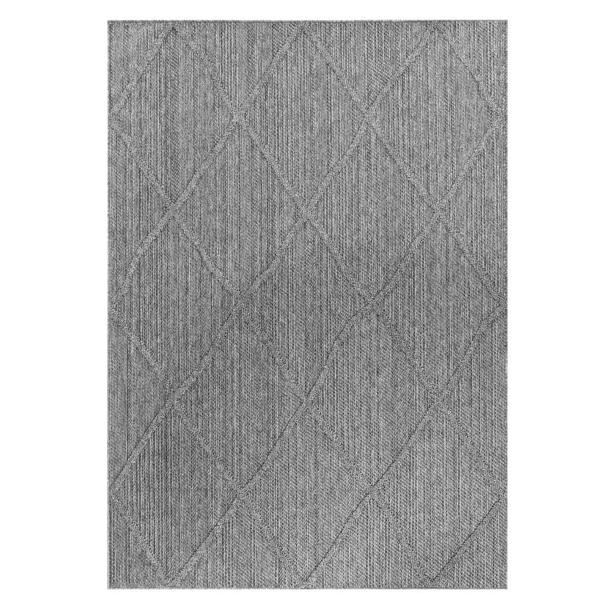 Outdoorteppich Patara Grau ca. 160x230cm - Grau, Design, Textil (160/230cm) - Novel