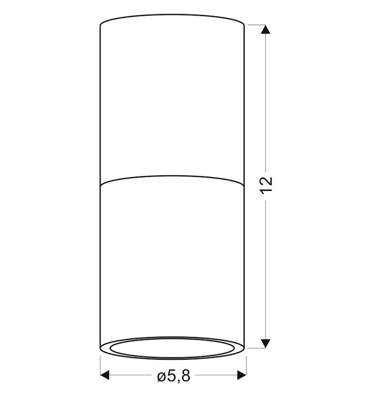Svjetiljka Stropna 2282862 - Natur, metal (5.8/12cm)