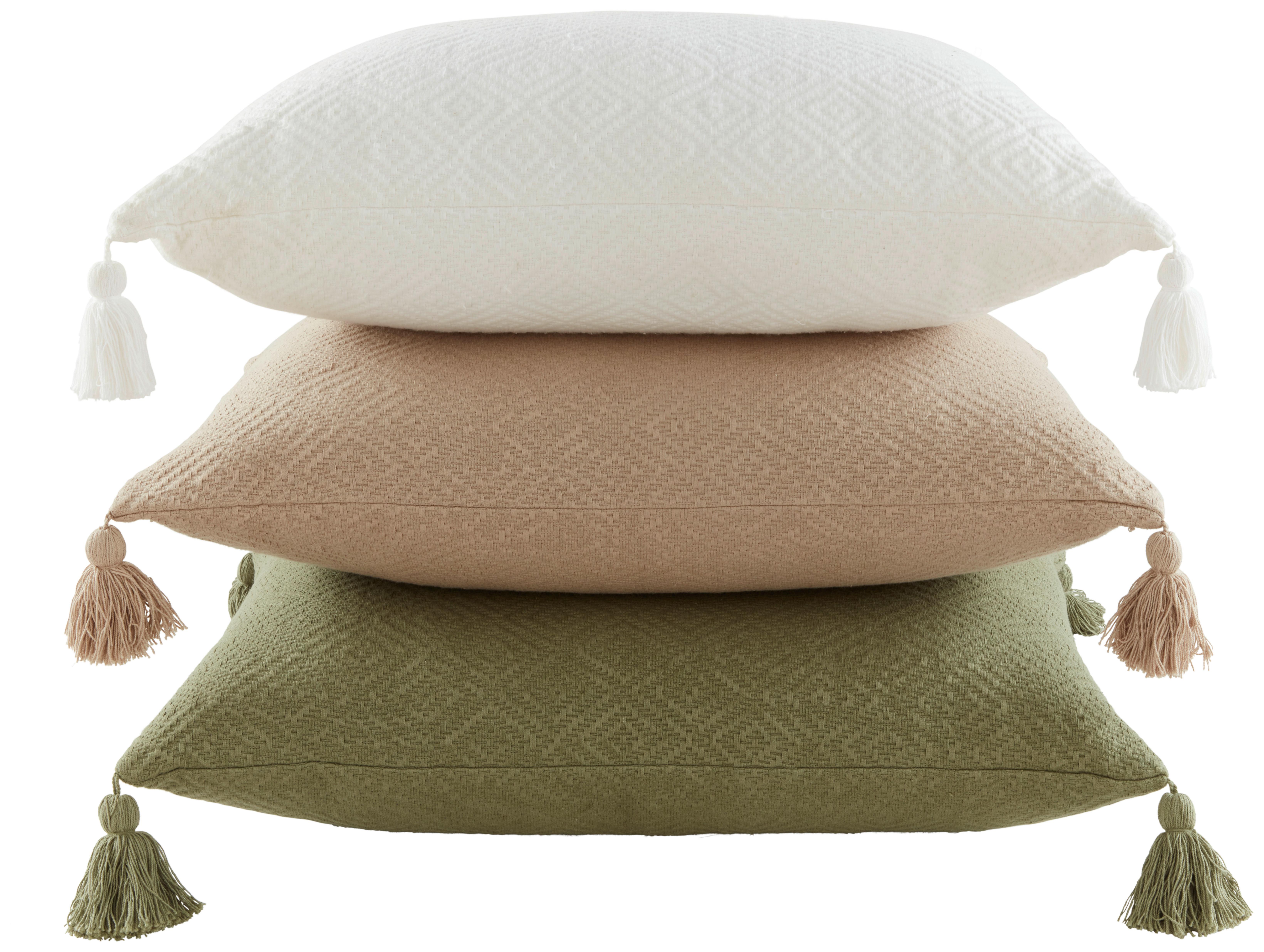 PRYDNADSKUDDE FRIEDA - beige, Modern, textil (40/60cm) - Modern Living