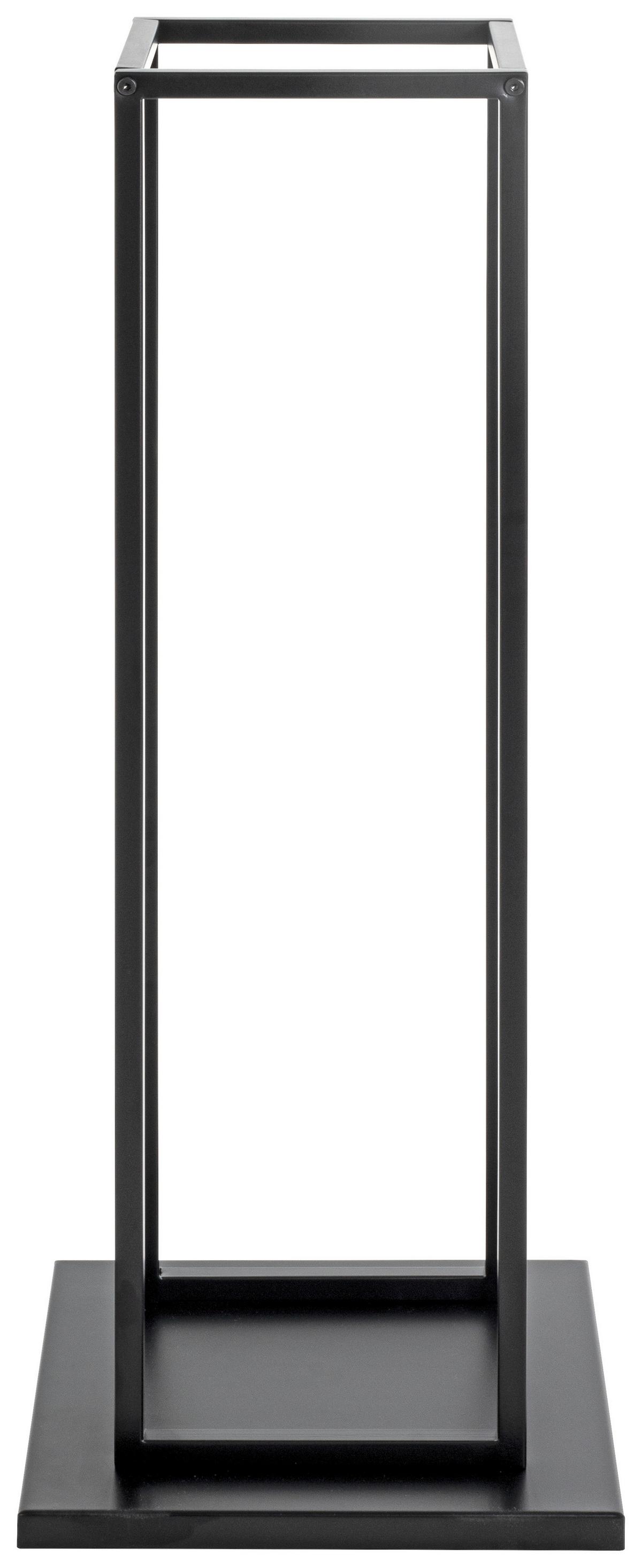 REGAŁ NA DREWNO KOMINKOWE OSKAR - czarny, Basics, metal (33/85/33cm)