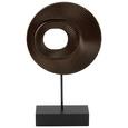 Skulptur Marion in Braun - Braun, LIFESTYLE, Holzwerkstoff (15/25/5cm) - MÖMAX modern living