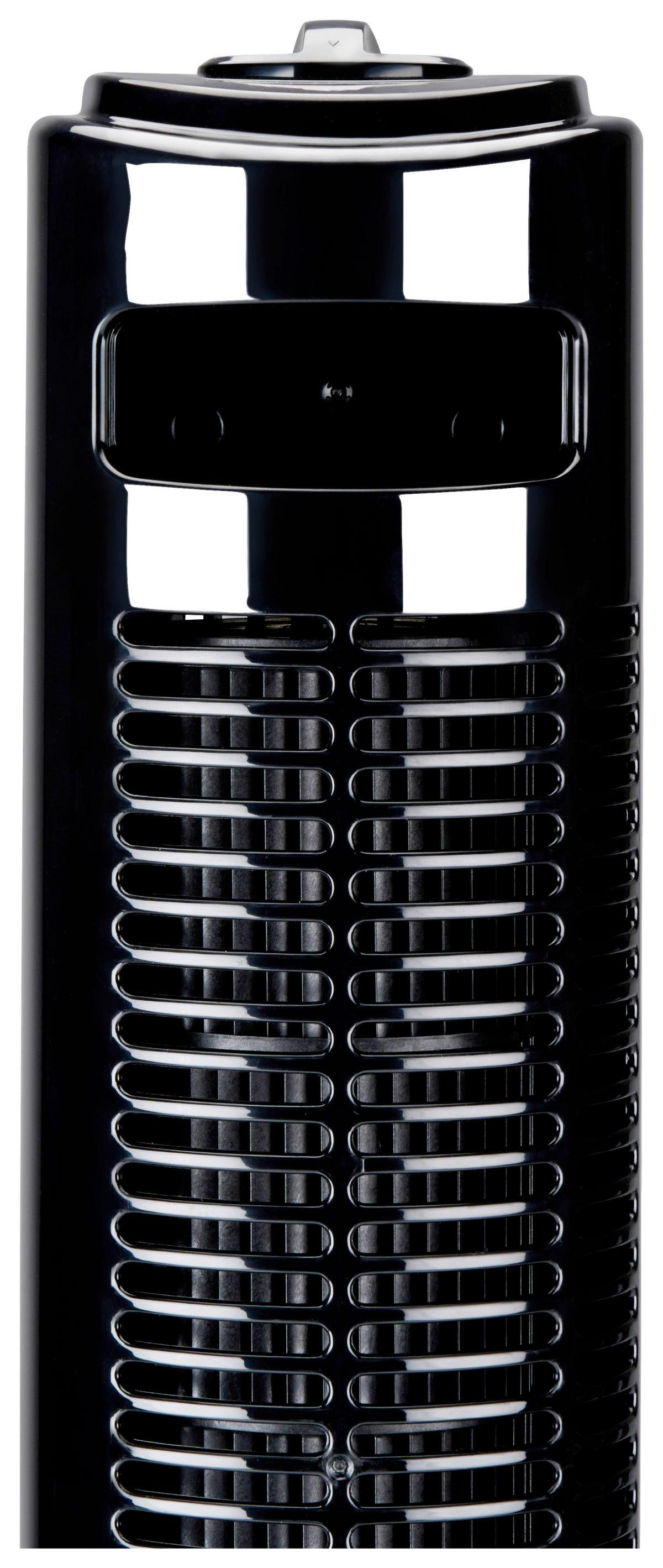 Turmventilator Fan Tower Schwarz max. 45 Watt - Schwarz, MODERN, Kunststoff (22/22/81cm)