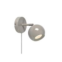Wandleuchte Pop Wall max. 7 Watt - Hellgrau, Design, Metall (18,5/10/14cm) - Markslöjd