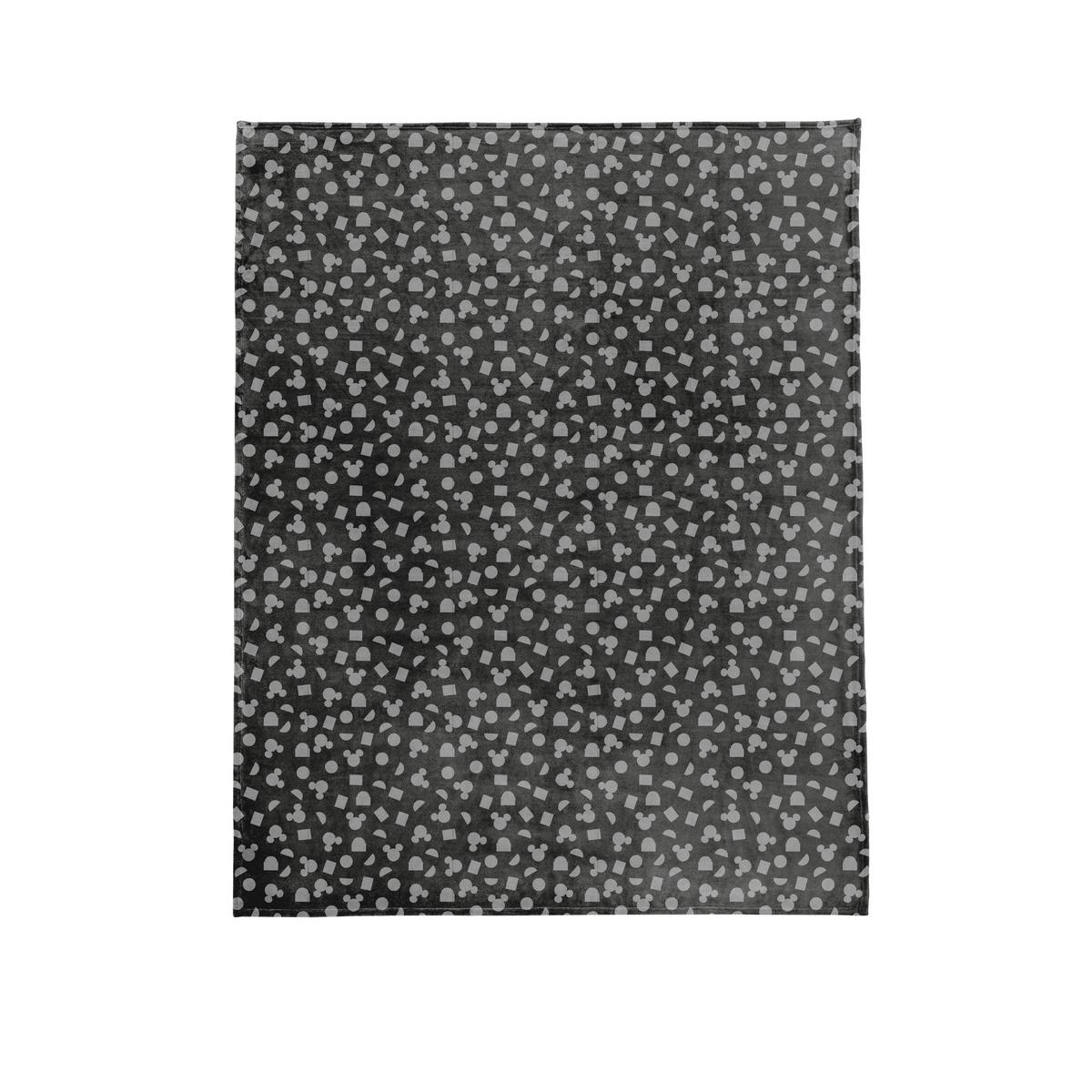 KOC DOMOWY MICKEY MOUSE "HEAD" - czarny, Basics, tkanina (150/200cm) - Disney