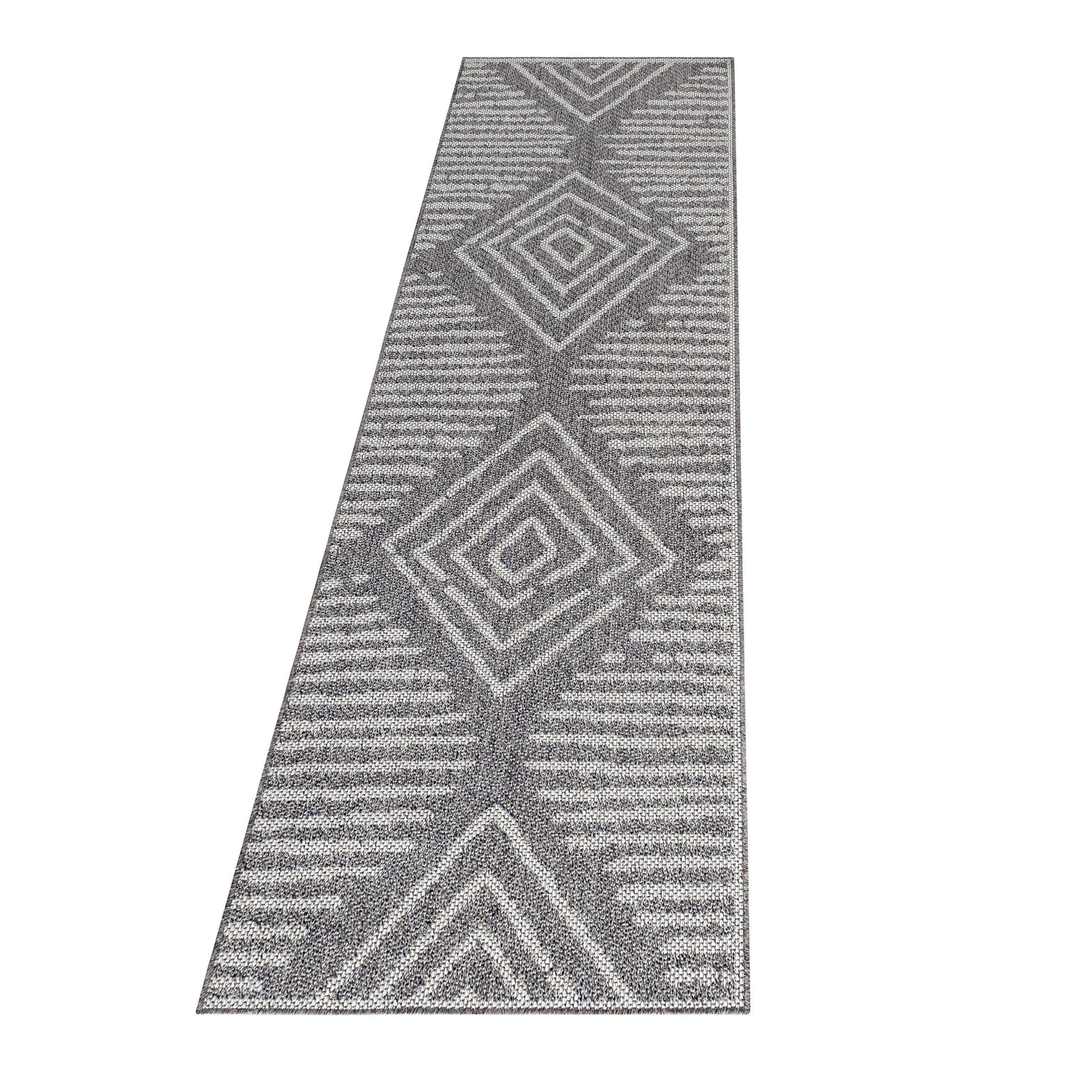 Tekač Aruba, Siva, 80x250cm - siva, Design, tekstil (80/250cm)