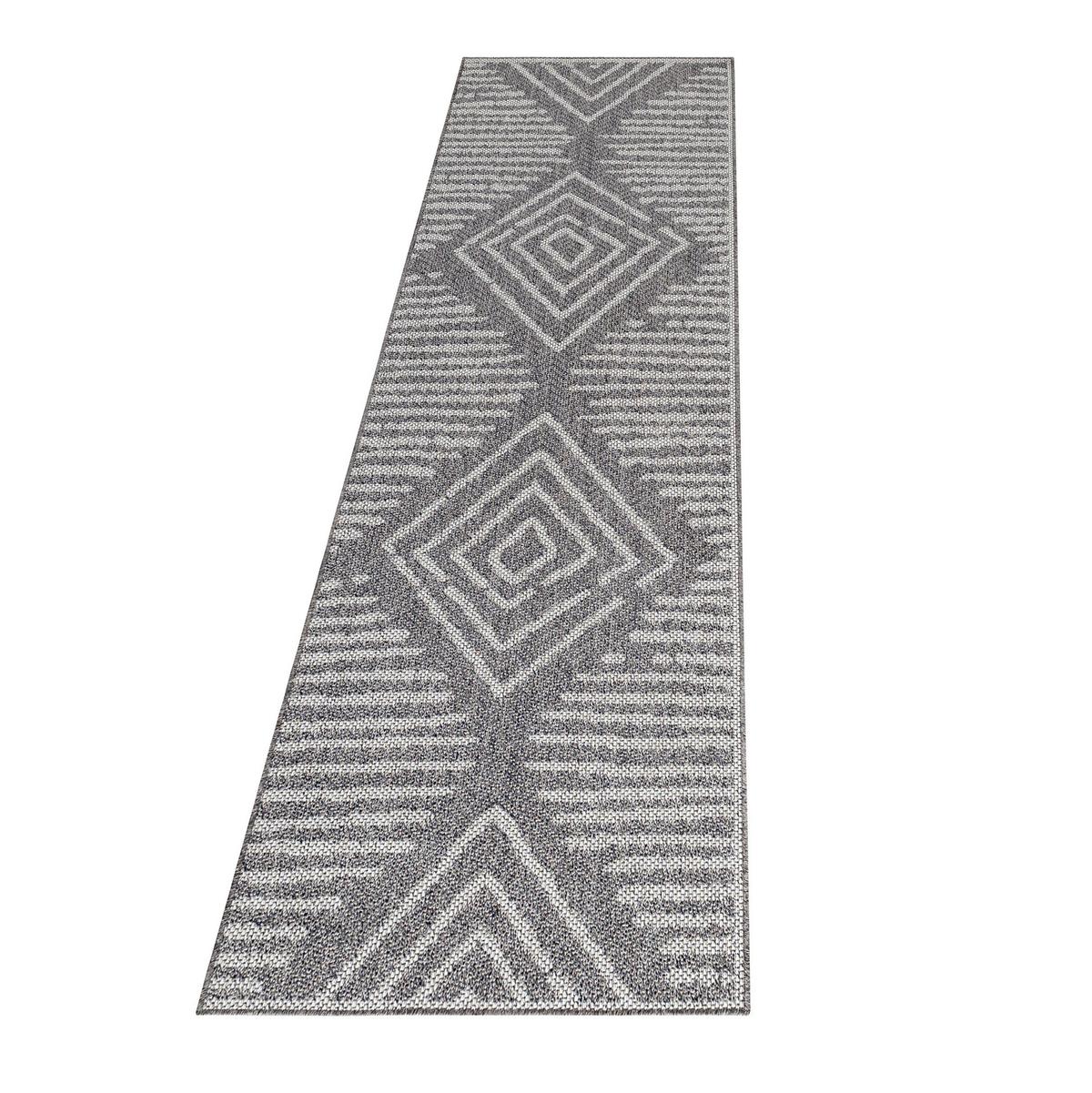 Tekač Aruba, Siva, 80x250cm - siva, Design, tekstil (80/250cm)