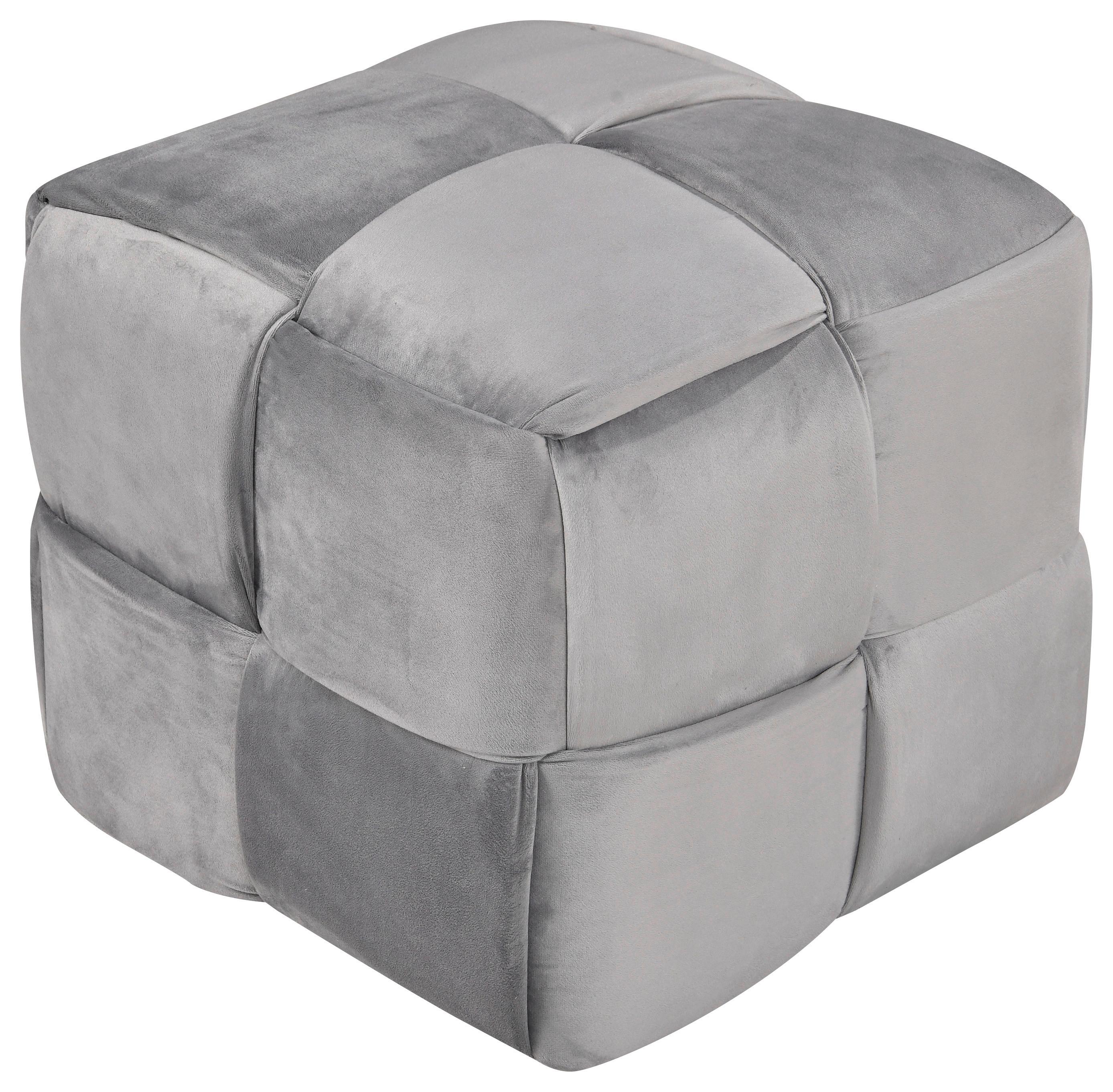 TABURET ELLIOT - gri, Modern, plastic/lemn (46/41/46cm) - Mömax