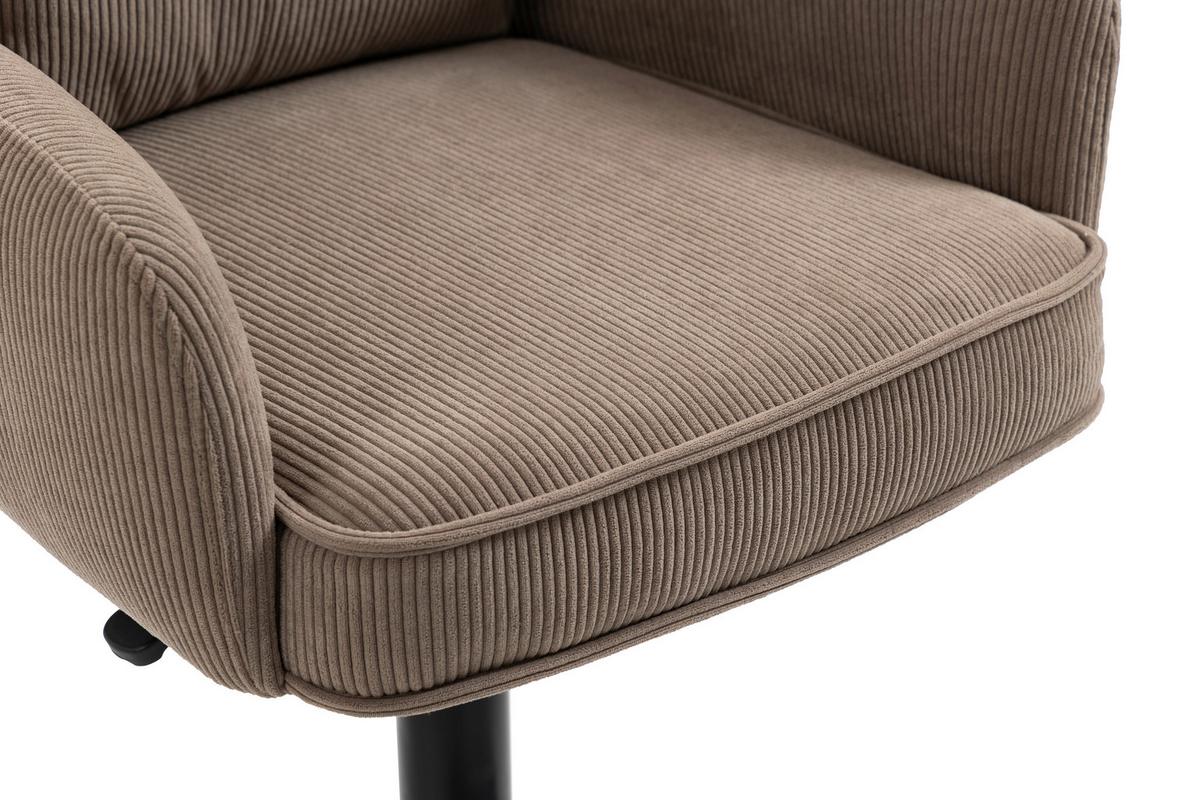 STOŁEK BAROWY POINT - czarny/brązowy, Design, metal/tkanina (54/98-120/58cm) - Novel