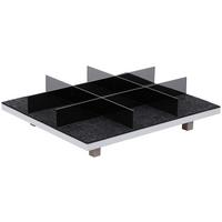 Schubkasteneinsatz "UNIT" aus Kunststoff in Anthrazit - Anthrazit, MODERN, Kunststoff (32,2/40,9/4,4cm) - Based