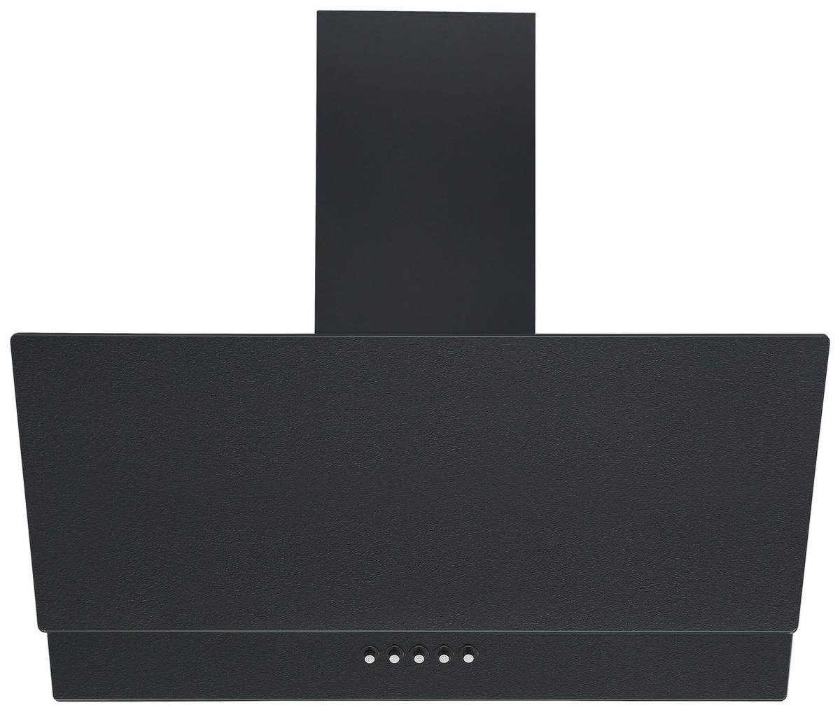 Dunstabzugshaube Respekta Sasha CH35060MS-19 Schwarz - Schwarz, Trend, Glas/Metall (60/59,5-87,5/26,3cm) - Respekta