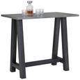 Bartisch in Graphitfarben/Schwarz - Graphitfarben/Schwarz, MODERN, Holzwerkstoff (120/105/70cm) - Modern Living Bartisch in Graphitfarben/Schwarz - Graphitfarben/Schwarz, MODERN, Holzwerkstoff (120/105/70cm) - Modern Living