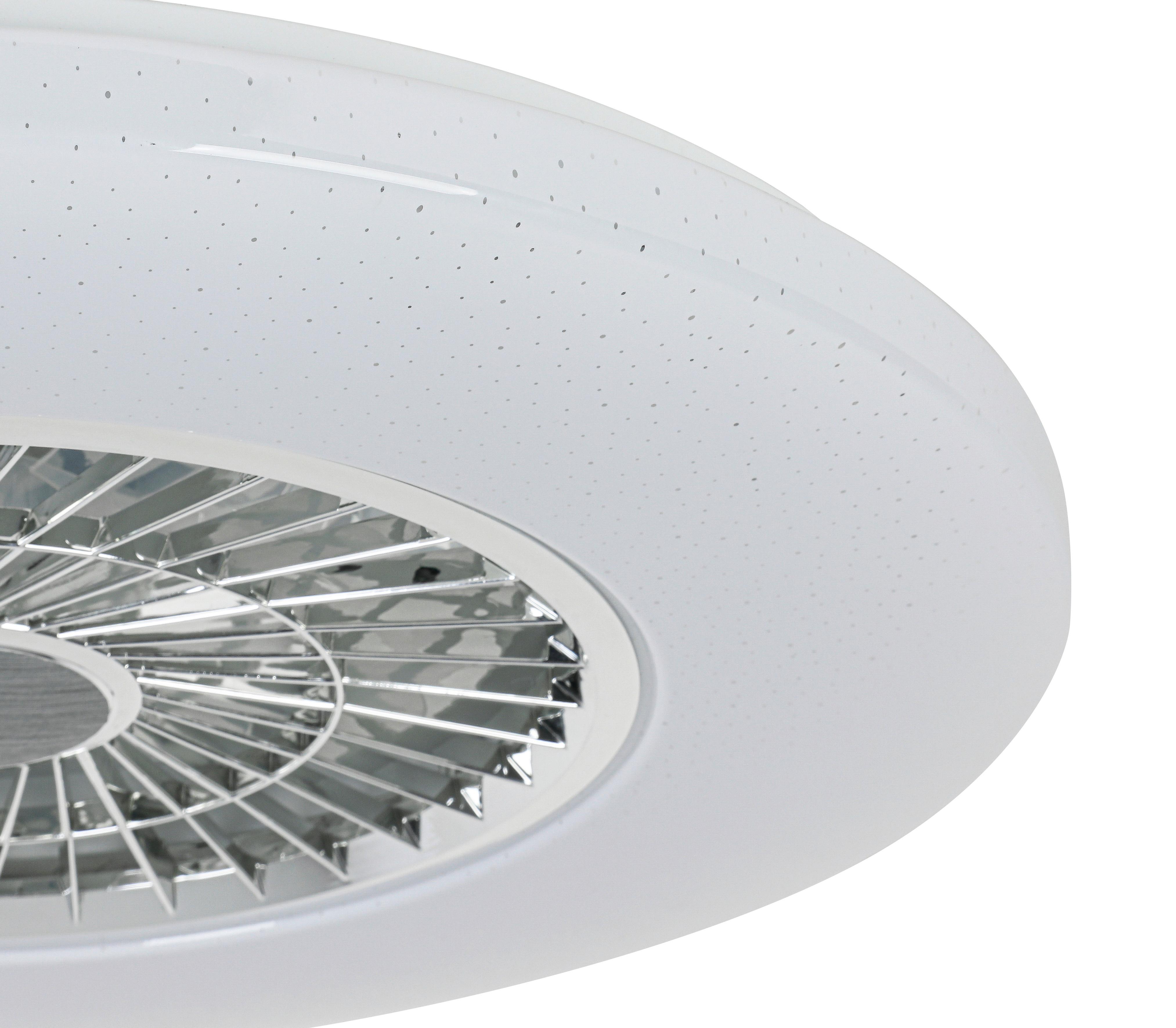 LED-TAKLAMPA LUFTIKU - vit/kromfärg, Klassisk, metall/plast (58/14,5cm) - Premium Living
