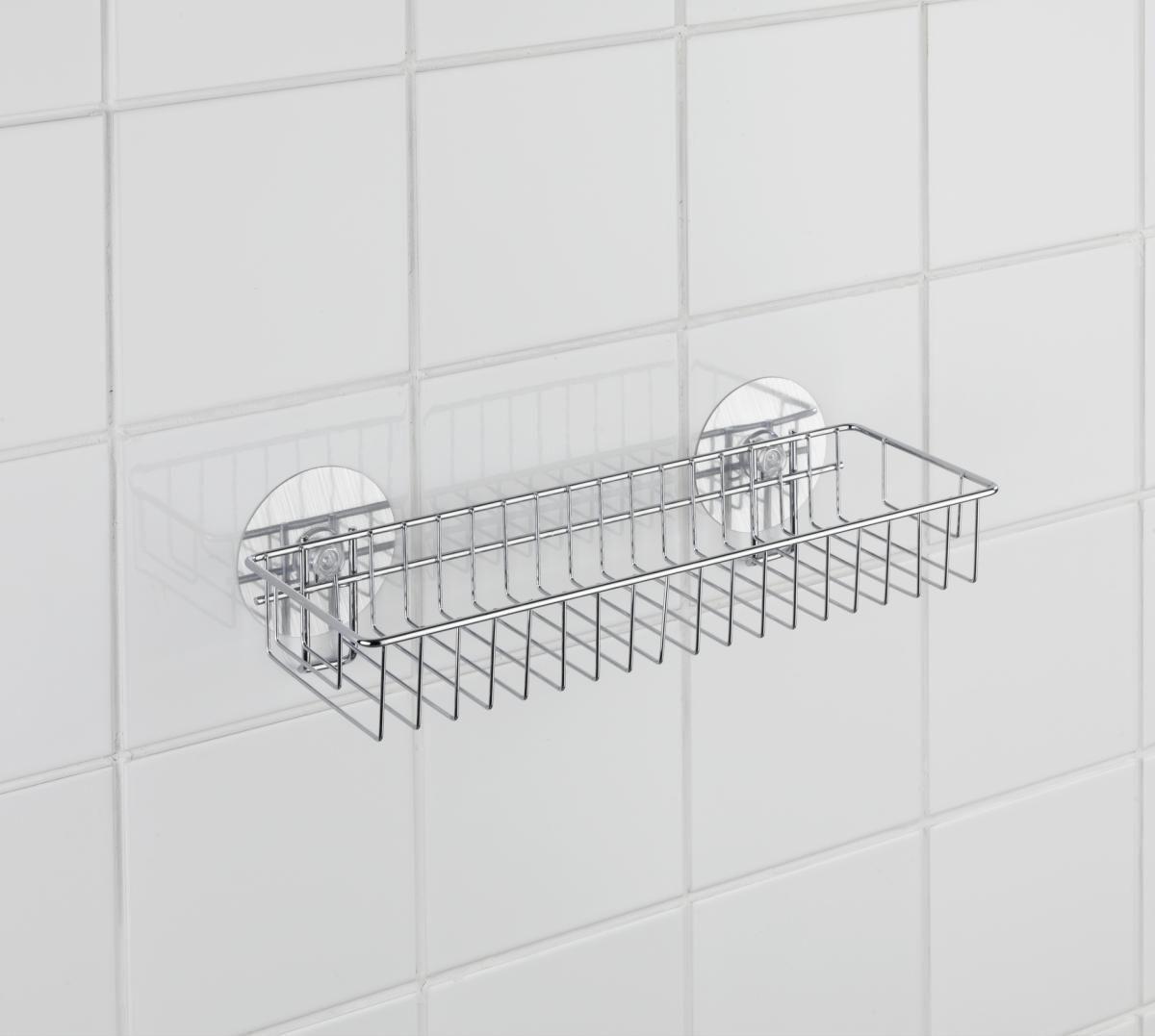 Regal Za Tuš Osimo - Moderno, metal (35/9,5/14cm) - Wenko