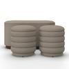 SITTBÄNK NINA - beige/naturfärgad, Modern, trämaterial/trä - Bessagi Home