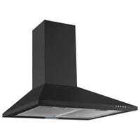 Dunstabzugshaube Respekta Karena Schwarz - Schwarz, Trend, Metall (60/58-96/47,5cm) - Respekta