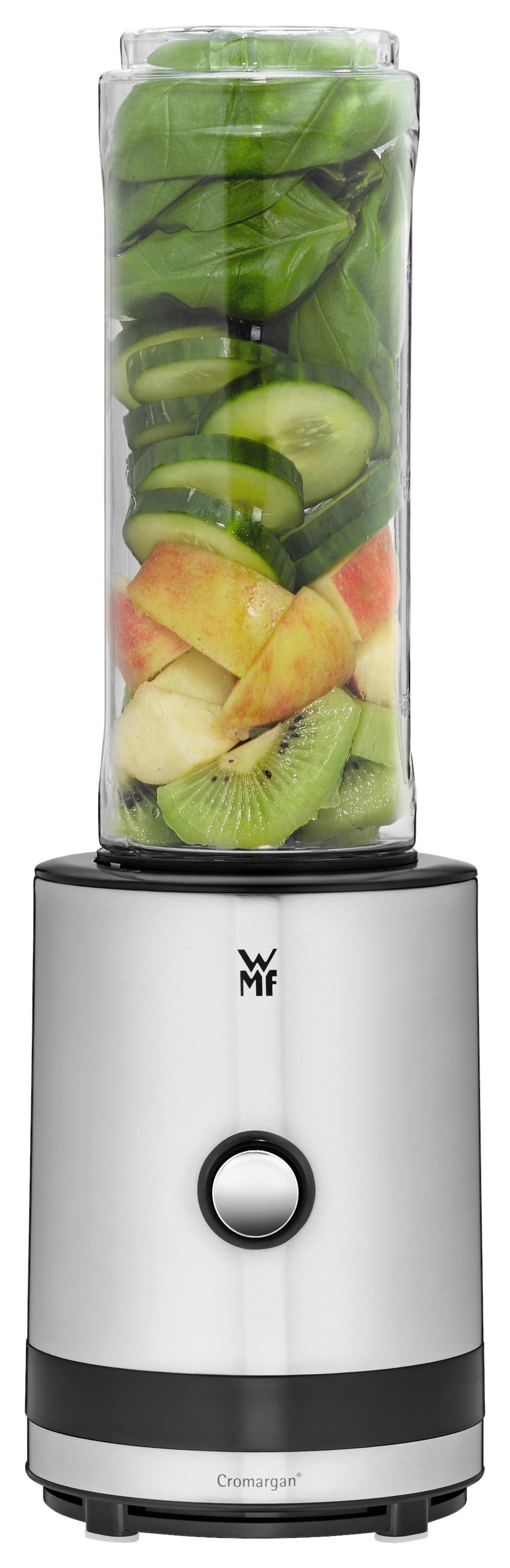 BLENDER DO SMOOTHIE 0416500011 WMF - kolor stalowy, Basics, tworzywo sztuczne/metal (28/11.5/23.4cm) - WMF