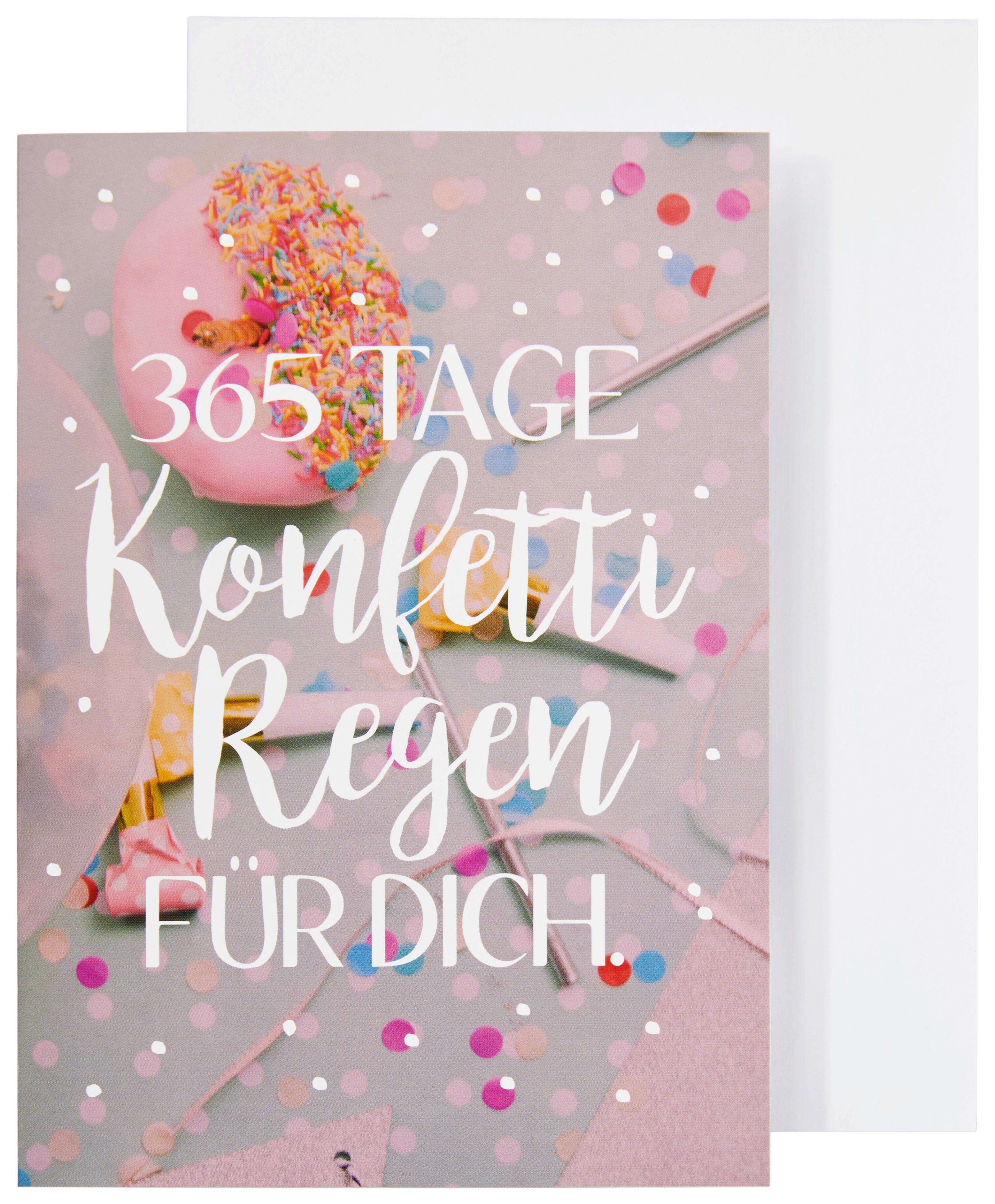 Klappkarte Statements in Bunt - Multicolor, Papier (11,5/16,0cm) - VS Visual Statements