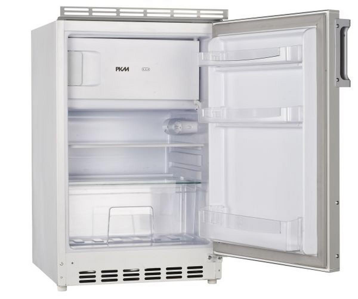 Miniküche Nano m. Geräten B: ca. 150cm Buchefarben - Edelstahlfarben/Beige, MODERN, Holzwerkstoff/Kunststoff (150cm) - FlexWell