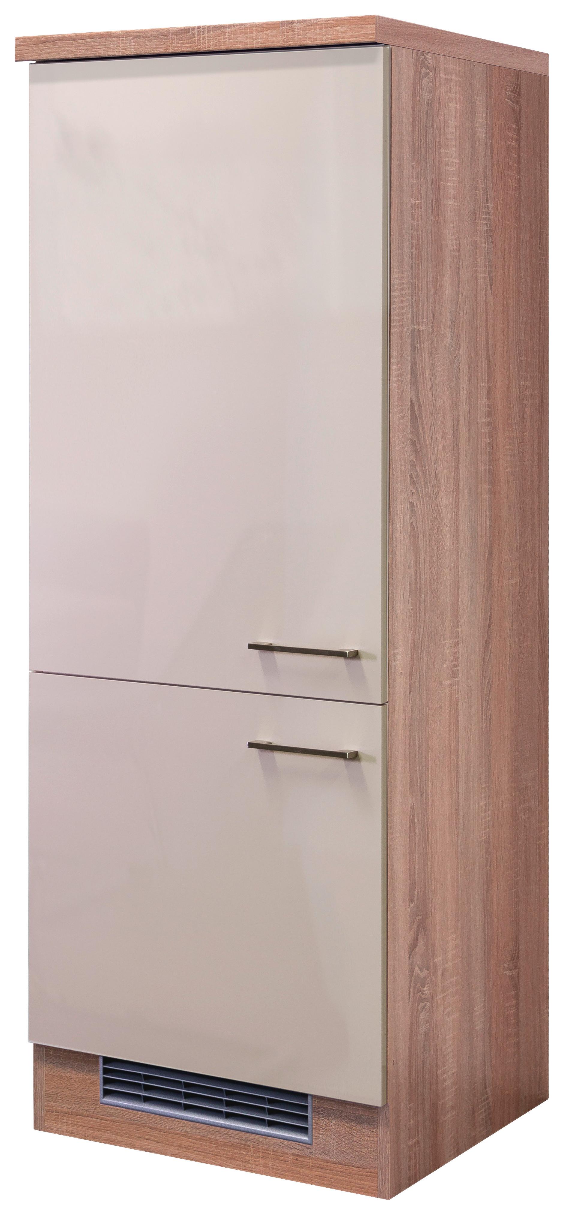 Omara Za Vgradno Napravo Nepal, Kešmir, Barva Hrasta - barve nerjavečega jekla/kašmir, Moderno, kovina/leseni material (60/161,6/60cm) - FlexWell