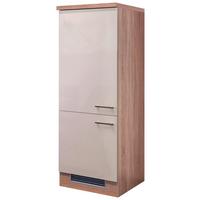 Omara Za Vgradno Napravo Nepal, Kešmir, Barva Hrasta - barve nerjavečega jekla/kašmir, Moderno, kovina/leseni material (60/161,6/60cm) - FlexWell