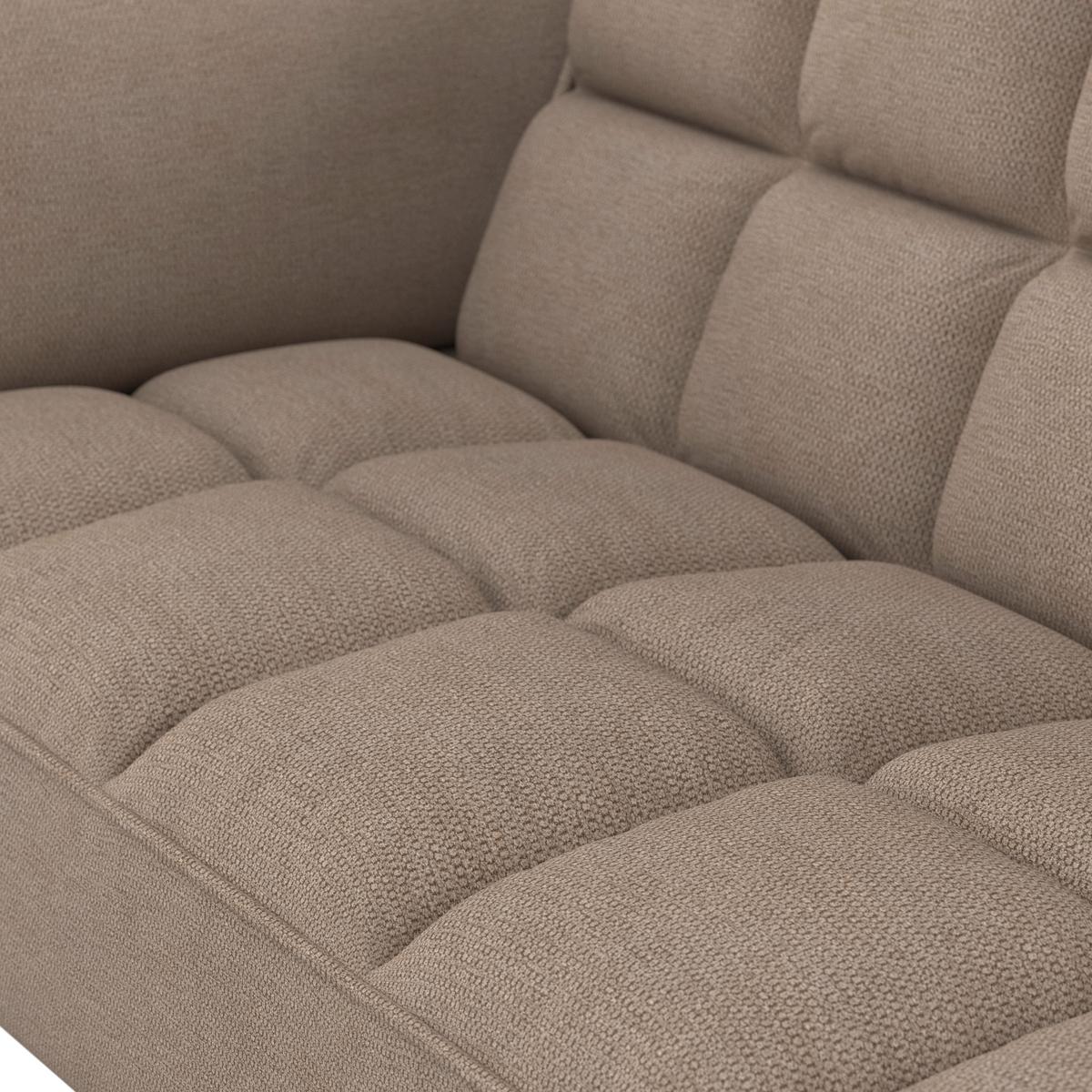 Kanapéágy Cora - barna, Modern, textil/fa (214/92/81cm) - Bessagi Home