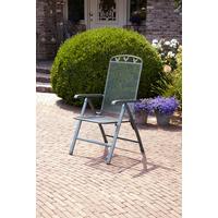 Gartensessel Toulouse Grau Metall - Grau, Basics, Metall (58/108/64cm) - Gardenson