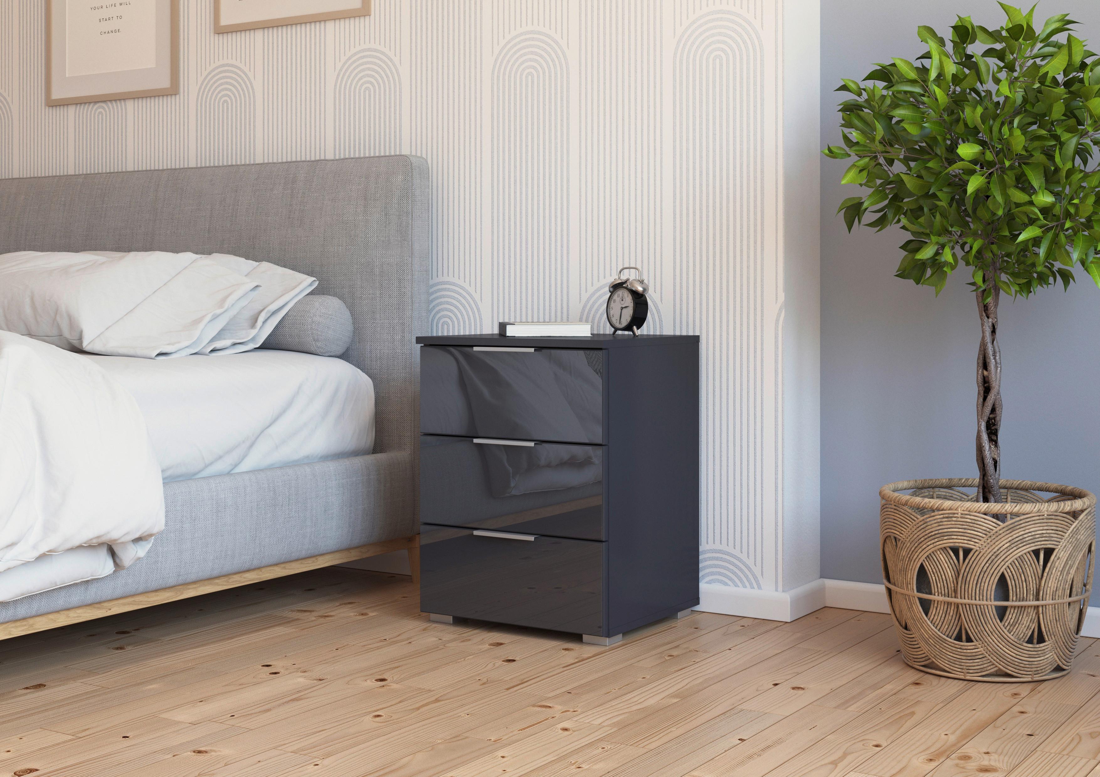 NOPTIERA MARS 3L-HG - gri lucios intens/gri, Basics, material pe bază de lemn (40/52/40cm) - Modern Living
