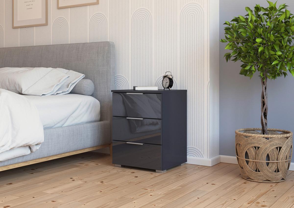 NOPTIERA MARS 3L-HG - gri lucios intens/gri, Basics, material pe bază de lemn (40/52/40cm) - Modern Living