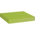 Falipolc Simple - zöld, modern, műanyag/faanyagok (23,5/3,8/23,5cm)