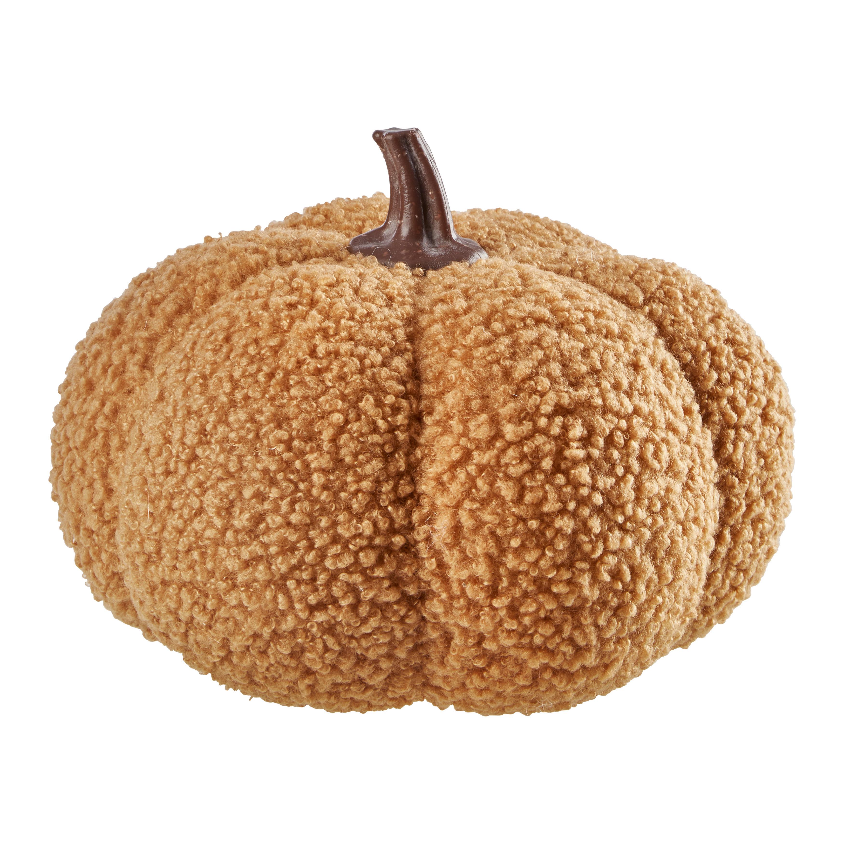 Dekokürbis Cinderella Braun - Dunkelbraun/Braun, Konventionell, Kunststoff/Textil (16/12,5cm) - Modern Living