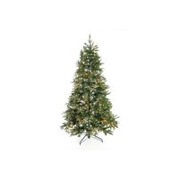 Weihnachtsbaum Evergreen Sherwood Grün H: ca. 210cm - Waldgrün, Basics, Kunststoff (134/210cm)