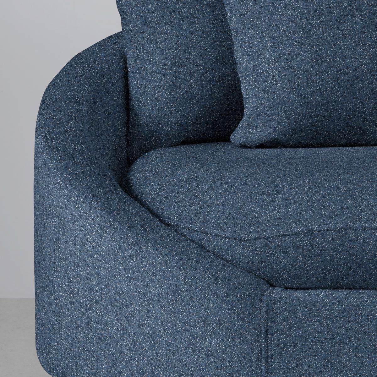 Ecksofa Axel Dunkelblau - Schwarz/Dunkelblau, MODERN, Textil/Metall (291/87/250cm) - Mömax