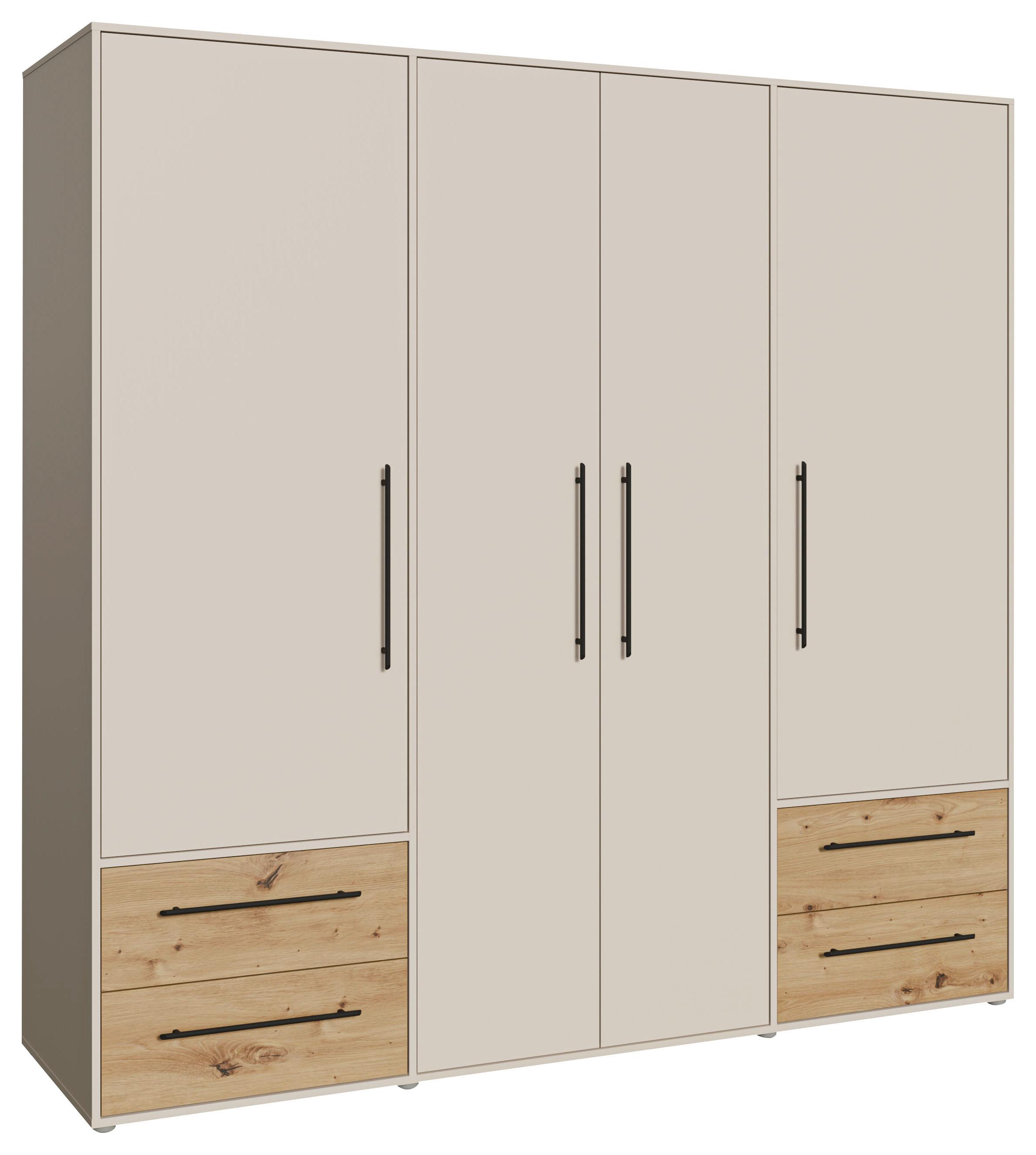 Dulap cu uși rotative MOKKARIS 205,9/200,1/58,8 cm culoare lemn