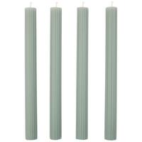 Hengergyertyakészlet Classic I - zöld, Basics, természetes anyagok/paraffin (2,2/25cm) - Modern Living